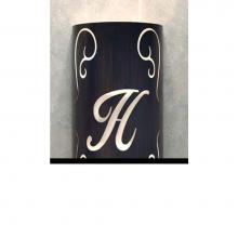 2nd Ave Designs 7001.10W.BAL - 10'' Wide Personalized H Monogram Wall