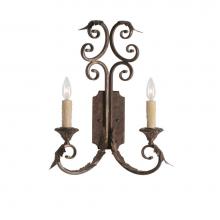 2nd Ave Designs 751120.2 - 16'' Wide Serratina 2 Light Wall