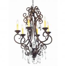 2nd Ave Designs 871199.24.X - 24'' Wide Aumberto 6 Light