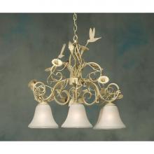 2nd Ave Designs 87692.24.HMGBRD.GEB - 24'' Wide Hummingbird 6 Light