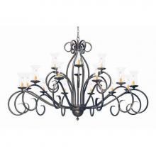 2nd Ave Designs 87698.72.2TR - 72'' Wide Sienna 18 Light Two Tier