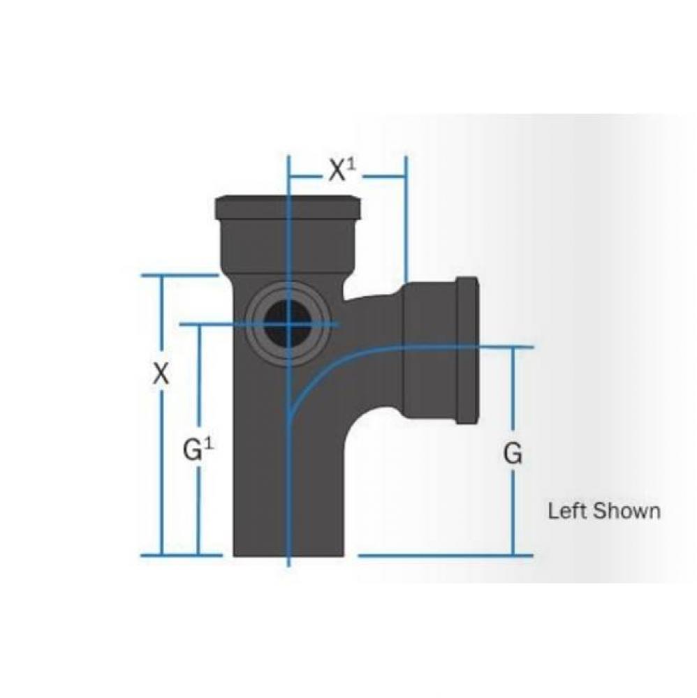 Sv 4 San Tee W/2 Lh Tap