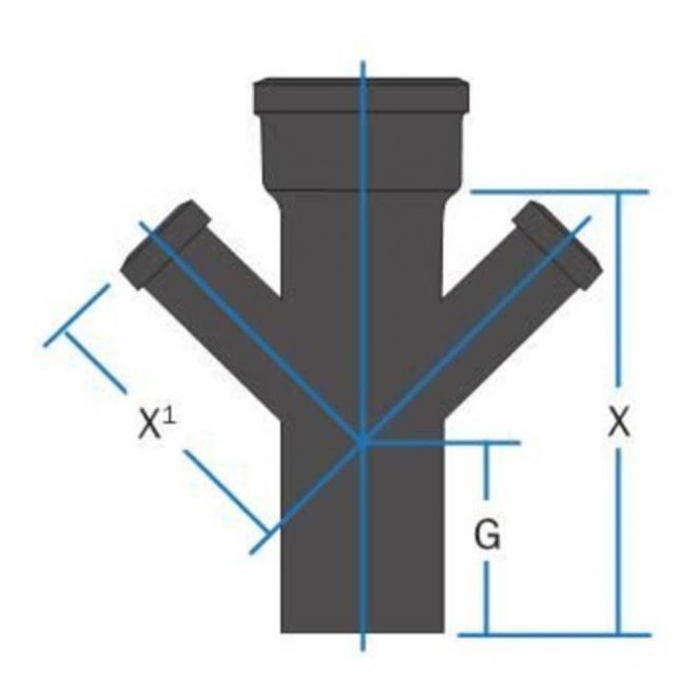 Sv 4 X 2 Tapped Dbl Wye