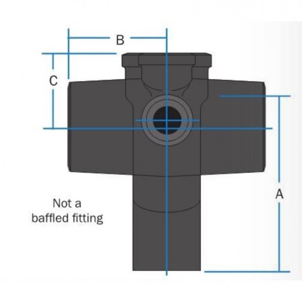 Sv 4X2X2X4 Vented Closet Cross 459D