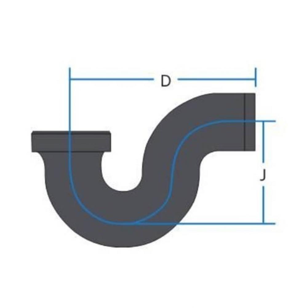 Nh 2 X 1-1/2 Tap P Trap