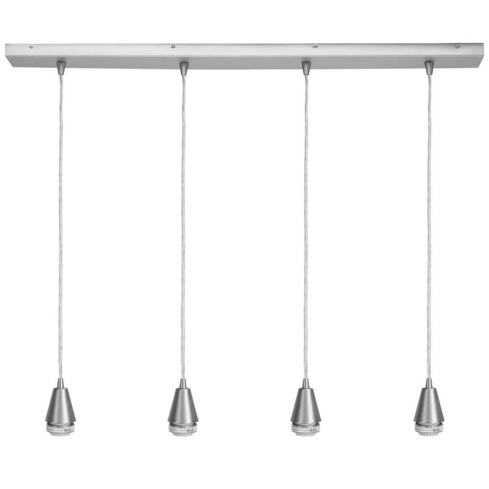 Quadra 4-Light Bar Pendant Assembly