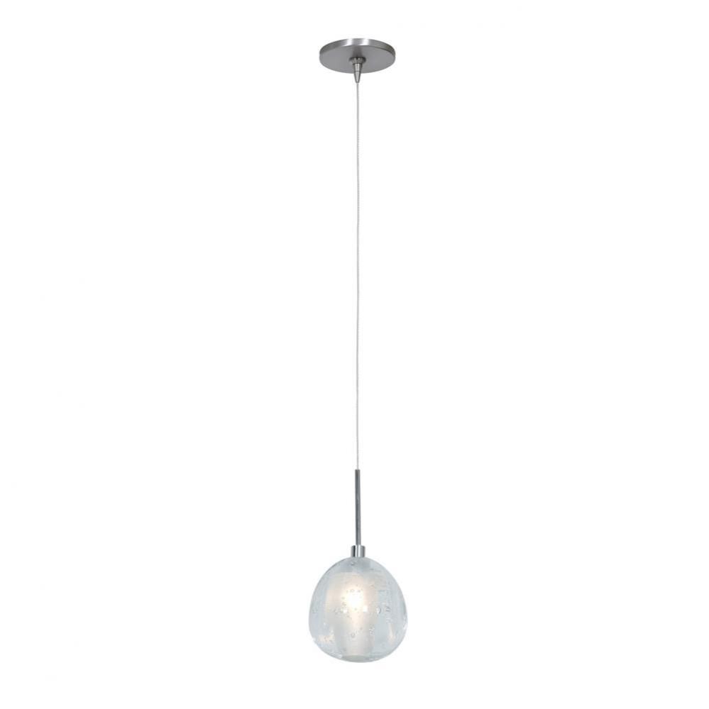 Raindrop Solid Orb Glass Pendant Including Low Profile Mono