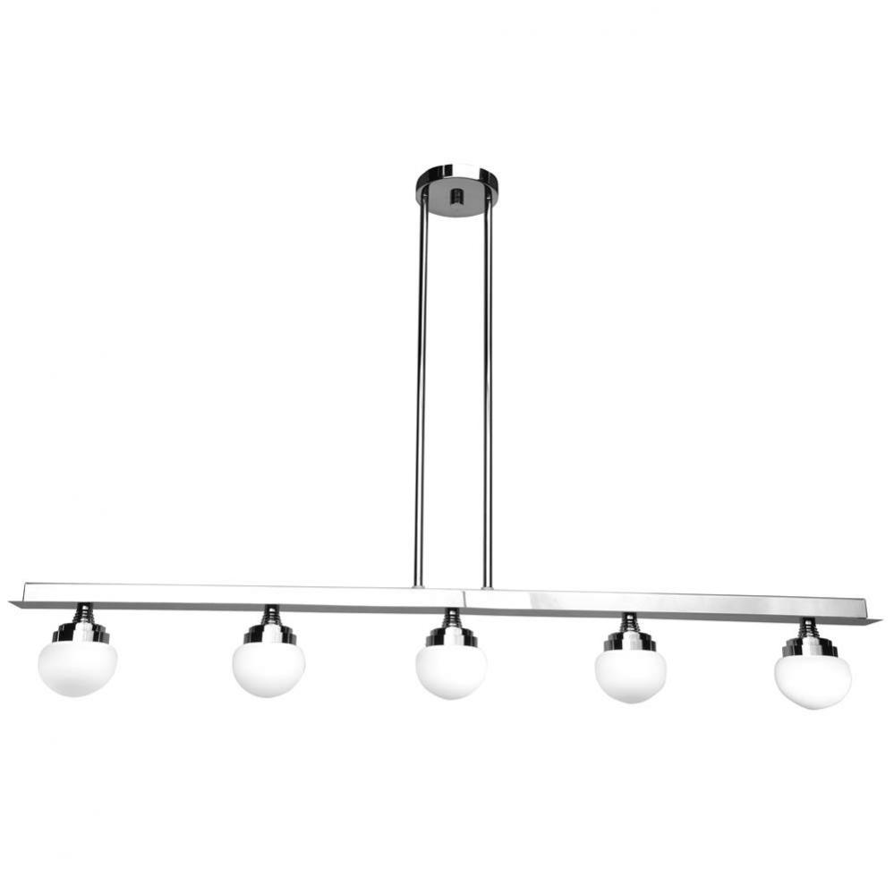 5 Light LED Linear Pendant