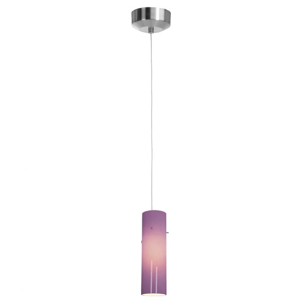 LED Pendant with Anari Silk (l) Glass