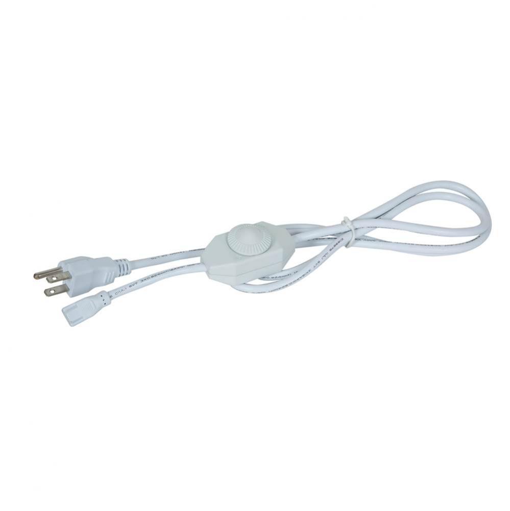 64'' Power Cord with Plug and In-Line Dimmer