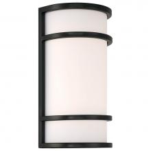 Access Lighting 20105LEDMG-BL/ACR - Cove Dual Voltage Outdoor LED Wall Mount