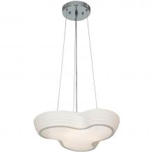 Access Lighting 20689LEDDLP-CH/OPL - Pebble Abstract Glass Dimmable LED Pendant
