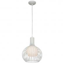 Access Lighting 23436-WH - Metal Ribbed Pendant