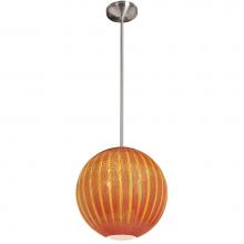 Access Lighting 23640-BS/SARO - Safari Opaline Glass Ball Pendant