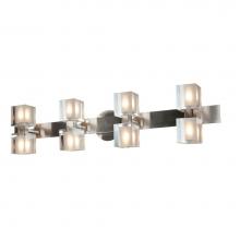 Access Lighting 23908-BS/FCL - 8- Light Crystal Wall & Vanity Fixture