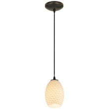 Access Lighting 28023-3C-ORB/WHTFB - LED Pendant