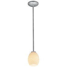 Access Lighting 28023-3R-BS/WHTFB - LED Pendant