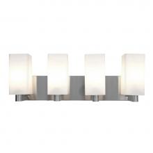 Access Lighting 50178-BS/OPL - 4 Light Vanity