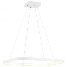 Access Lighting 50946LEDD-MWH/ACR - Dual Voltage LED Pendant