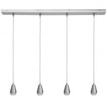 Access Lighting 52024-BS - Quadra 4-Light Bar Pendant Assembly