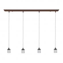 Access Lighting 52024FC-ORB - Quadra 4-Light Bar Pendant Assembly