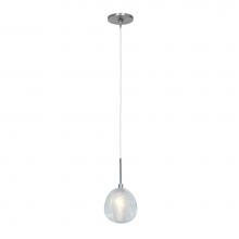 Access Lighting 52075UJ-1-BS/CCL - Raindrop Solid Orb Glass Pendant Including Low Profile Mono