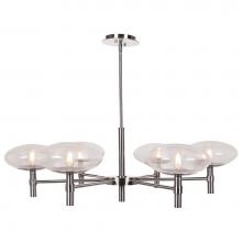 Access Lighting 52093LEDDLP-BS/CLR - 6 Light LED Chandelier