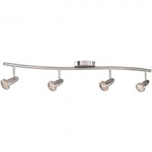 Access Lighting 52204LEDDLP-BS - 4 Light Adjustable LED Track