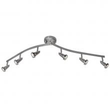 Access Lighting 52226-BS - 6 Light Adjustable Track