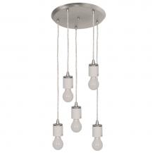 Access Lighting 52232FC-BS - 5 Light Cluster Pendant Assembly