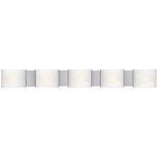 Access Lighting 62262-CH/FST - Nitro 5-Light Wall And Vanity Fixture