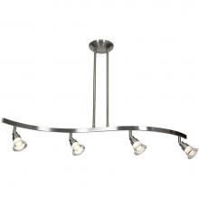 Access Lighting 63054LEDD-MC/ACR - 4-Light Dimmable LED Acrylic Spotlight Pendant