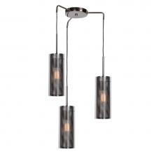 Access Lighting 63988-BCH/CLR - 3-Light Encaged Glass Pendant