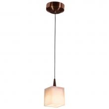 Access Lighting 72918LED-BRZ/OPL - Tungsten LED Pendant With Hermes Glass