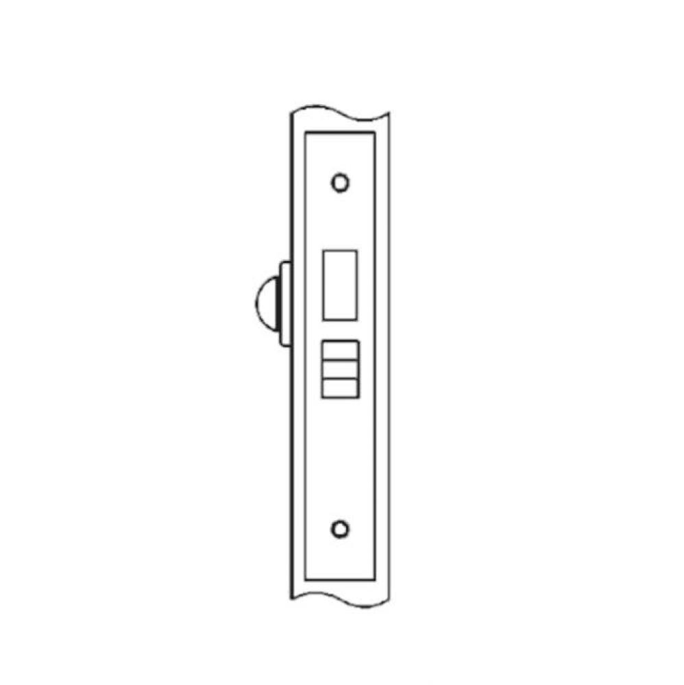 Privacy Roller Latch for use with thumb turn one side, optional emergency release other side (thum