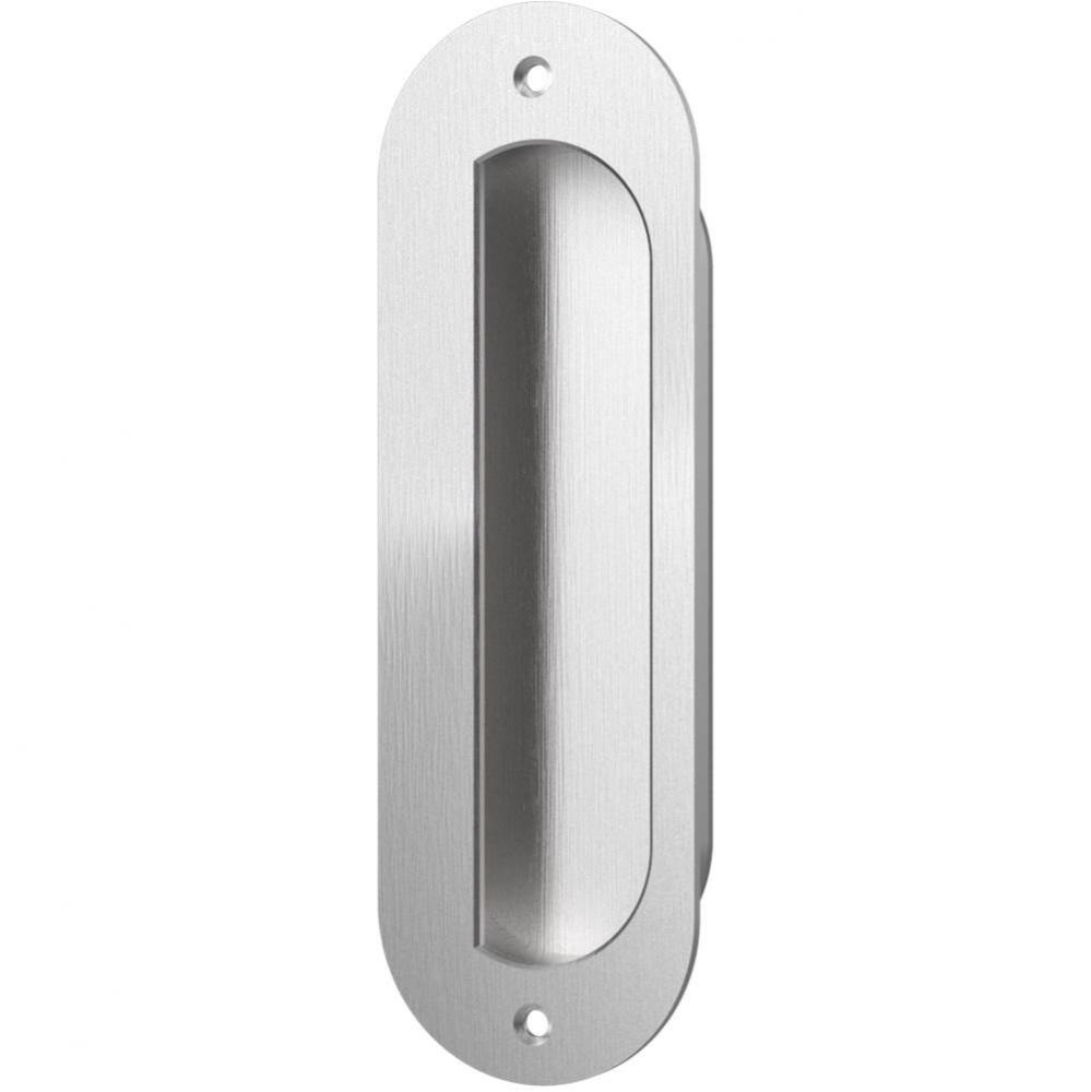 7 in. Obround Flush Pull, Exposed Screws