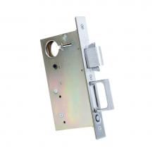 Accurate Lock And Hardware 2002CPDL.5.US19 - Pocket Door Lock with Edge Pull, lockbody only (2002CPDL-1, 2002CPDL-2, 2002CPDL-3, 2002CPDL-4, 20