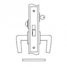 Accurate Lock And Hardware 8524.2.25.US10B - Dormitory