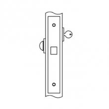 Accurate Lock And Hardware 8803.2.25.TN - Deadlock for use with cylinder one side, thumb turn other side (cylinder and thumb turn not includ