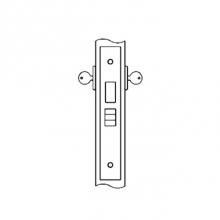 Accurate Lock And Hardware 8822RL.2.25.US10B - Roller Latch Lock for Double Cylinder (cylinders not included)
