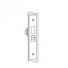 Accurate Lock And Hardware 8839RL.1.5.BN - Privacy Roller Latch for use with thumb turn one side, optional emergency release other side (thum