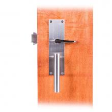 Accurate Lock And Hardware 9100ADAL-3ST.2.5.US15 - Classroom Deadlock Set (can only be locked with a key outside) for 1 3/4 in. thick doors; includes