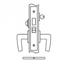 Accurate Lock And Hardware 9124.2.5.US3 - Dormitory, Entry or Patio