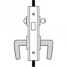Accurate Lock And Hardware G8703.2.US4NL - Deadlock (Cylinder x t-turn, cylinder not included)