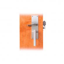 Accurate Lock And Hardware SL9124ADA.2.5.DURO - Dormitory/Entrance Lockset; includes: SL9124, 7200L-C outside escutcheon with active lever, 7200L-