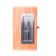 Accurate Lock And Hardware SL9124PDL.2.75.US26D - Dormitory/Entrance Lockset; includes: SL9124, SLFT-C flush pull with active lever, SLFT-T flush pu