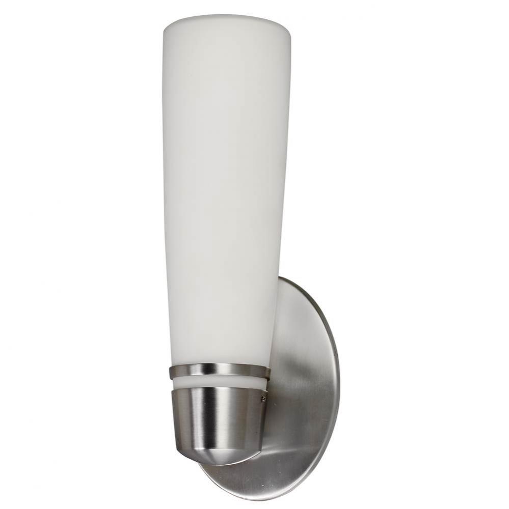 ARIA OUTDOOR SATIN NICEKL SCONCE 18W