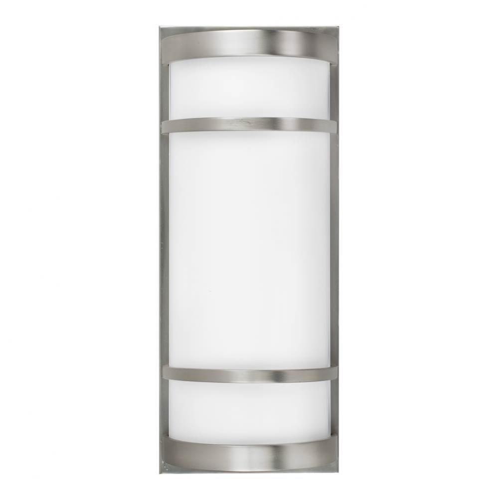 BRIO OUTDOOR SCONCE satin nickel 18W
