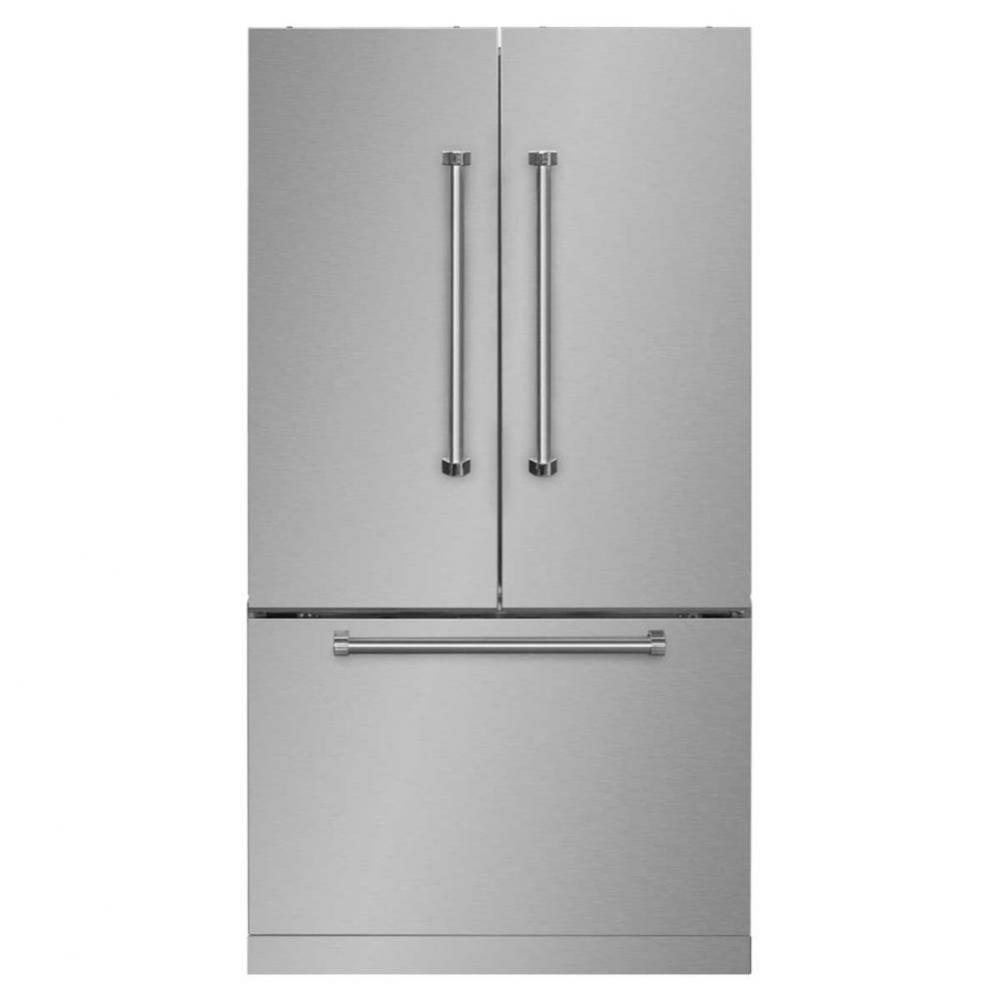 36'' AGA Professional French Door Counter Depth Refrigeration- Stainless Steel