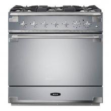 AGA AEL36DF-SS - 36'' Elise Dual Fuel Range - Stainless Steel
